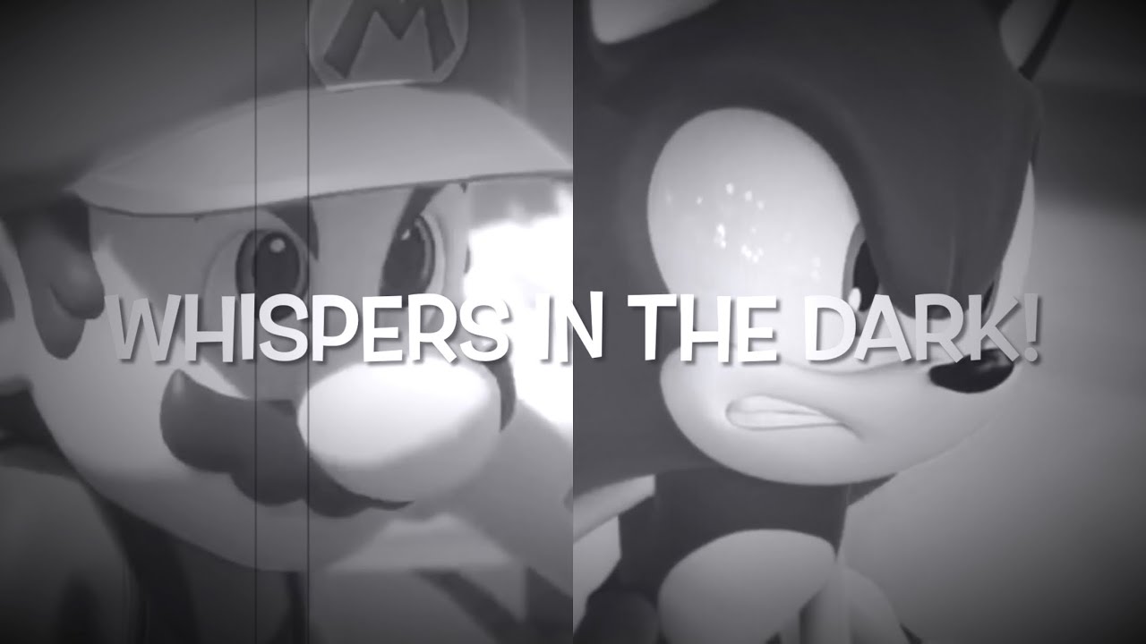 Mario and Sonic AMV: Whispers in the dark (with lyrics)