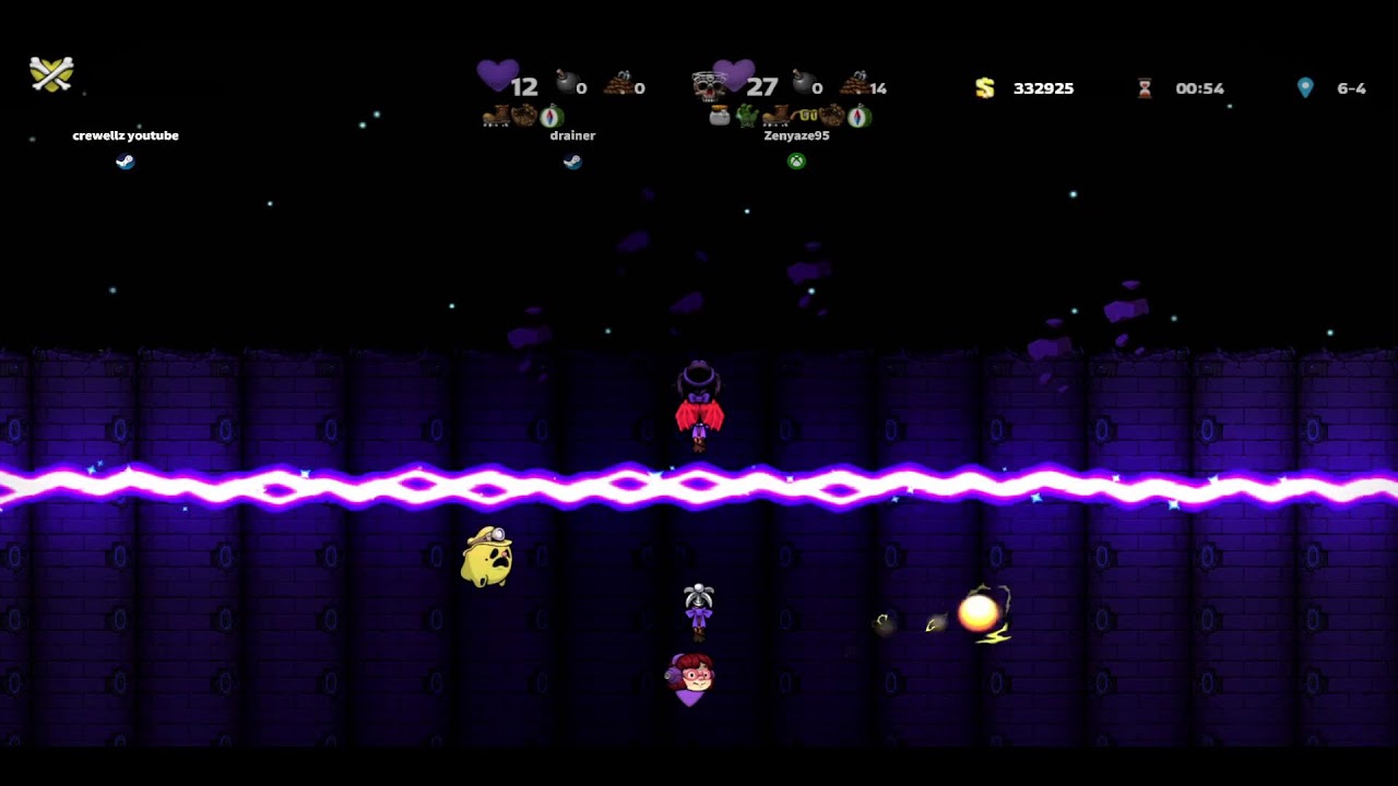 Spelunky 2 with drainer Zenyaze95 -  Spelunky HD and 2 Daily Challange 2026-02-17