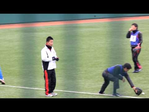Bs新人合同自主トレ風景その2　2013.01.19