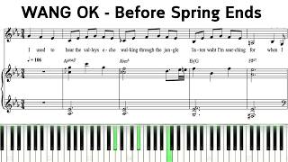 Before Spring Ends l Piano Accompaniment - WANG OK