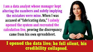 My Manager Accused Me of Fabricating Data — I Invited Him to Recreate It Live