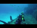 Freediving scuba diving with spare air c53 shipwheck  amazing