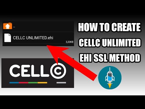 How to create cellc unlimited ehi  fast and stable