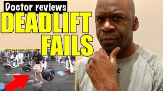 DEADLIFT FAILS | Doctor reviews deadlift form and bad deadlift technique