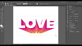 How to create Love text blending effect easily | Graphic Design | Illustrator | Text Blend | Love