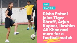 Disha Patani, Tiger Shroff, Arjun Kapoor, Ibrahim Ali Khan Play a Friendly Football Match | Filmfare