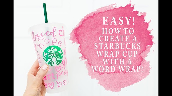 Decorate a reusable starbucks cup with sharpies☕️