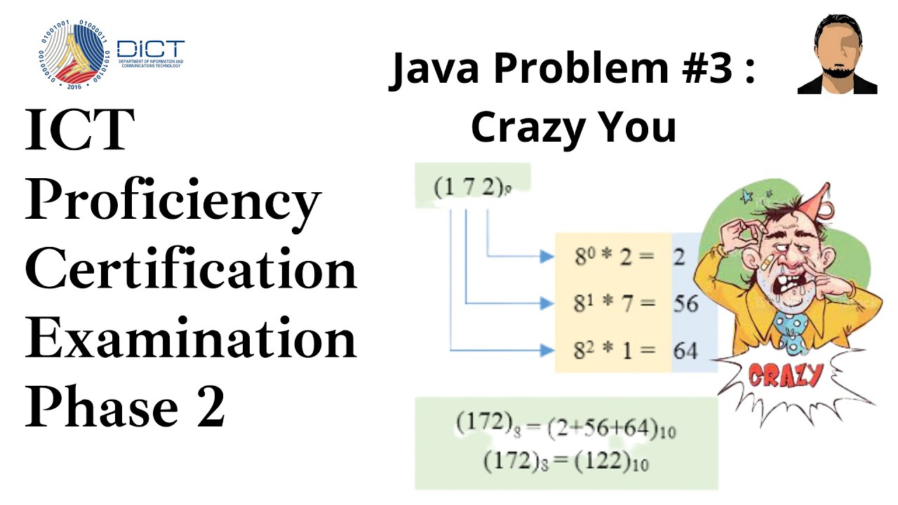 ICT Proficiency Certification Examination - Phase 2 : Java Problem #3 ...