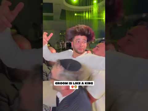Groom is like a king ❤️‍🔥🤠