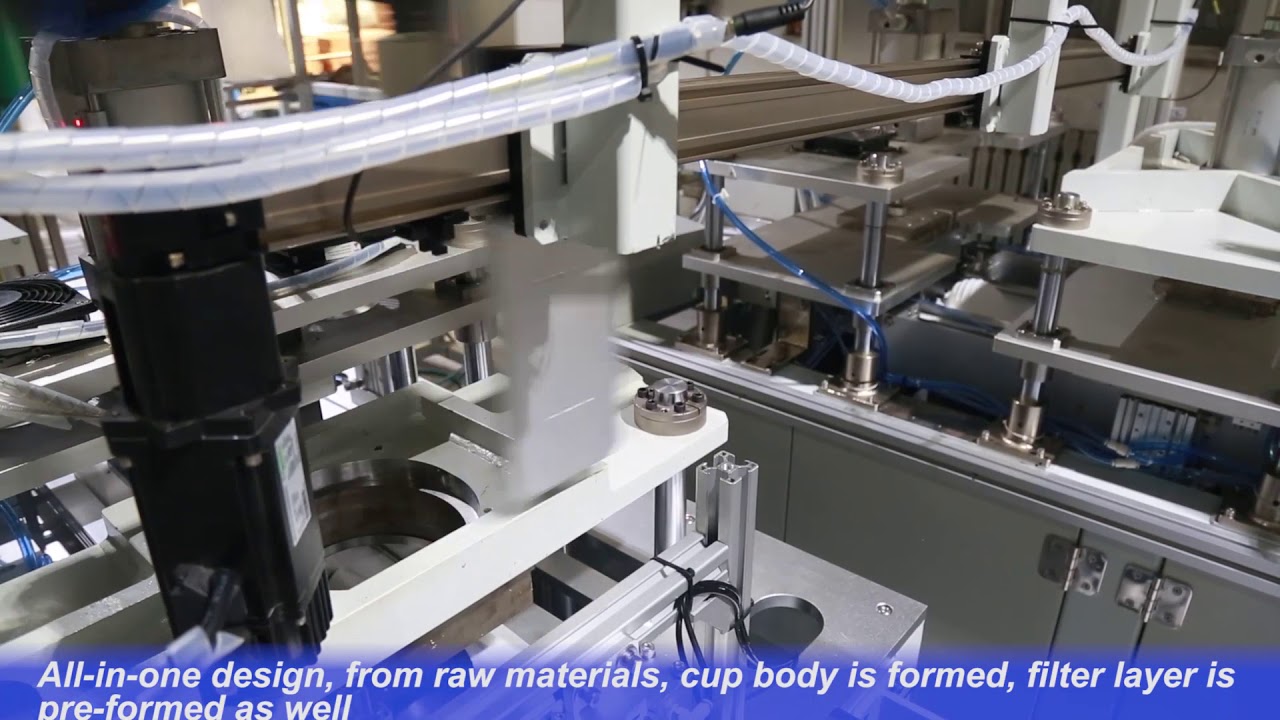 How to produce N95/FFP2/FFP3 Cup Mask automatically