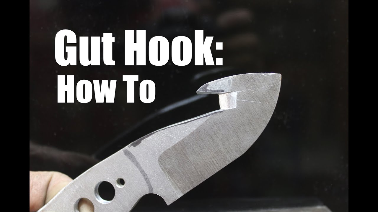 Rough Shaping A Gut Hook on Knife Blade, Knifemaking How To 