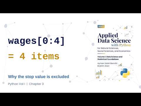 Python Lists and Tuples: Indexing, Slicing and the Copy Mistake| Applied Data Science Vol. I, Ch. 3