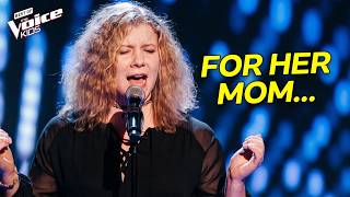 she sang her late mom left studio tears voice kids