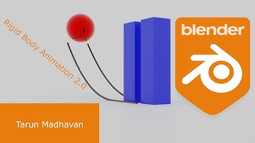 Rigid Body animation 2.0 | Tarun Madhavan | Blender 2.93