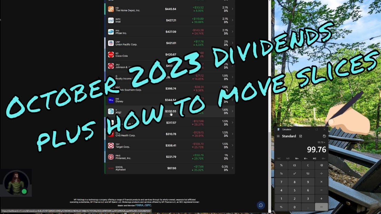 Grofus does Investing!  October 2023 Investing and dividend payouts