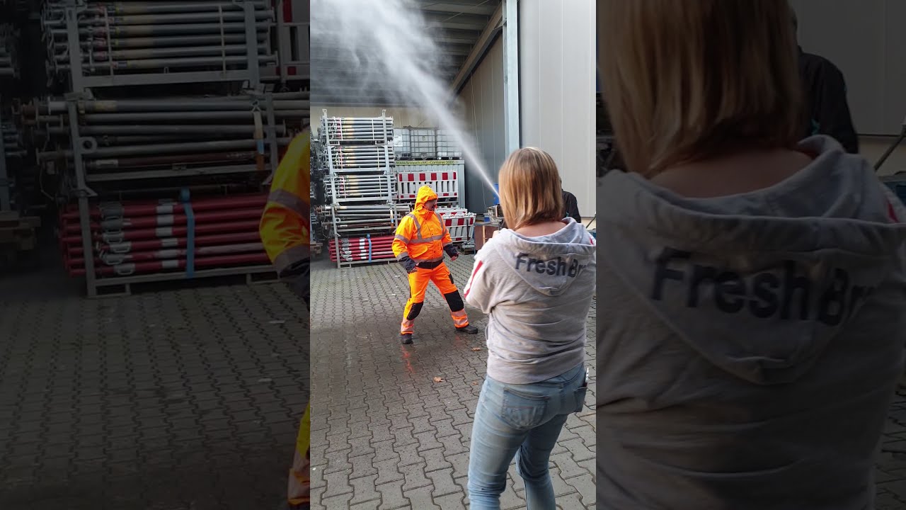 Bist Du noch DICHT? Hochdruckreiniger VS Warnschutz Regenjacke