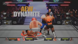 AEW DYNAMITE TEAM TAZ OVERCOMES FTR AND JOHN BLUD AND RANDY DELTA!!!!!