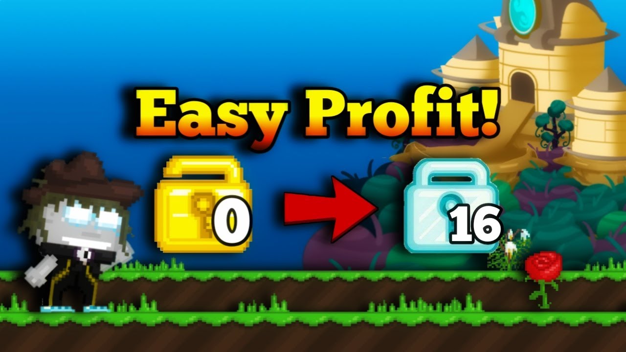 🤑How To Get Rich Growtopia 2021 (INSANE PROFIT!)! - Growtopia Profit | Growtopia🤑