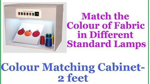 Colour Matching Cabinet -Q-Test -2 feet| Q-Test | Amith Garment Services