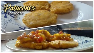 Cómo Se Hacen Los Patacones Colombianos Con Hogaohogao Con Cebolla Cabezona Y Leche