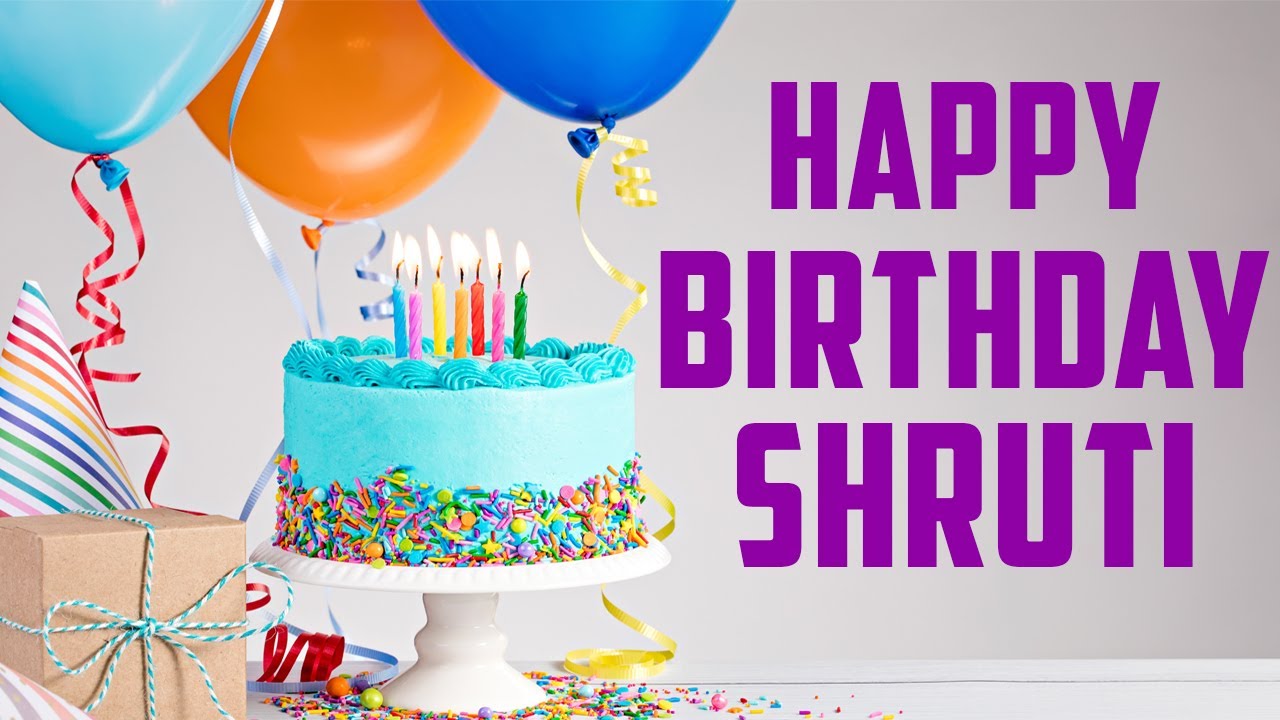 Happy Birthday Shruti Image Wishes General Video Animation - YouTube