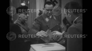 1938 CZECHOSLOVAKIA: Sudetenland election scenes