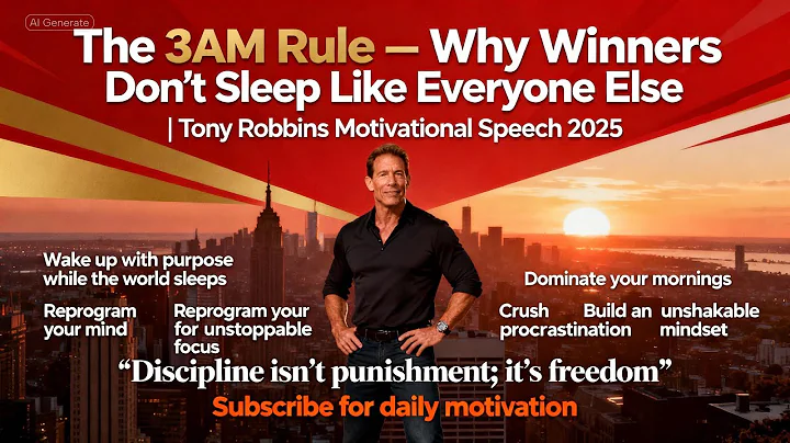 The 3AM Rule — The Secret to Unstoppable Success | Tony Robbins Motivational Speech 2025