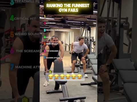 Ranking The Funniest GYM Fails  #funny #moments #ranking #gym  #fails #ranked