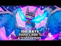 I Spent 100 Days as a MEGA TRAINER in Pokémon Minecraft Against my Rival! (Duos Cobblemon)