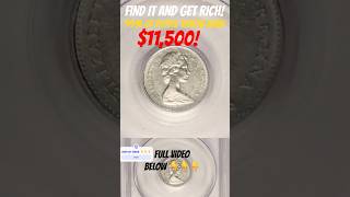 Rare 1969 Canadian Large Date Dime! Elizabeth II Coin Price #shorts #coins