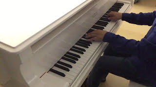 Video thumbnail of "Charles Aznavour - La bohème - Piano"