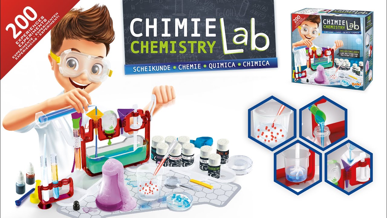 Chimie Chemistry 75 expériences - Buki france