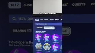 How to use Fortnite map codes