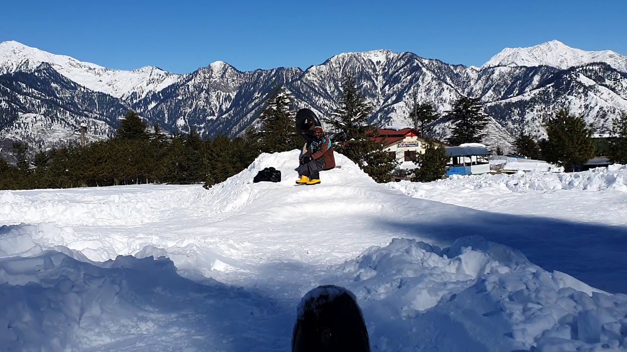 Snow Tubing at Shogran, Kaghan Valley, KPK Pakistan - YouTube