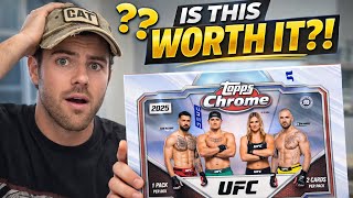 2025 UFC Topps Chrome Hobby Box Worth It?! Full Box opening 💥