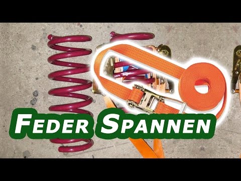 Video: Wie komprimiert man eine Schraubenfeder?