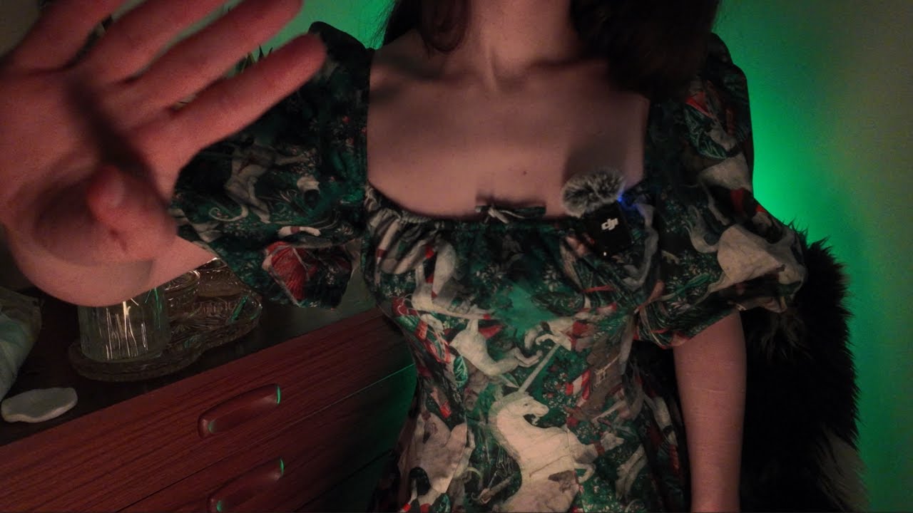 Лесная процедура для лица [АСМР] массаж, акупрессура, иглоукалывание, тихая речь