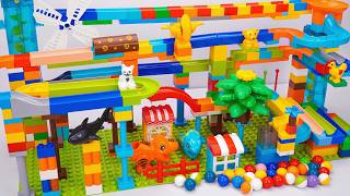 INSANE LEGO Duplo Marble Run ASMR ☆ High Elevator Race & Mega Spiral Loop