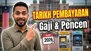Tarikh Pembayaran Gaji Dan Pencen Pesara Bulan Jun 2026 #gaji #pencen #pesara #penjawatawam #jun