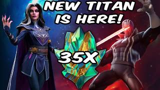 Massive Titan Crystal Opening! We Need Black Tarantula And Agatha! | Marvel Contest Of Champions