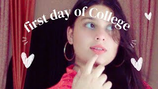 🎓 First Day at College | Induction Programme Vlog ✨