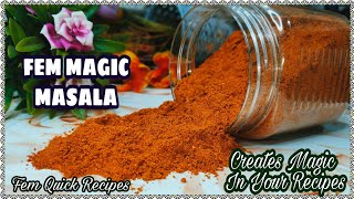 FEM MAGIC MASALA️ - Aisa Masala Powder Jo Apkey Recipes May Char Chand Lagadey | Best Spice Masala?