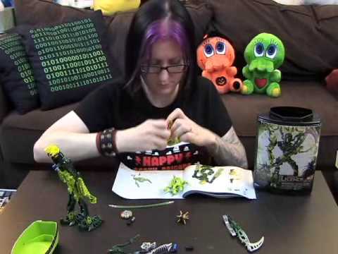 YouTube thumbnail: Building Lego Bionicle for Bricktober