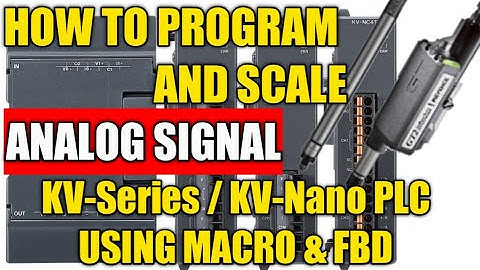 How to Program and Scale Analog Signal KV-Nano PLC| Automation Paradise