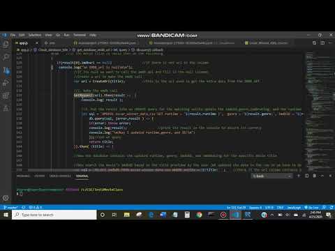 Part 2 Explaining Database Code: Explaining the Get Database IMDB URL Function