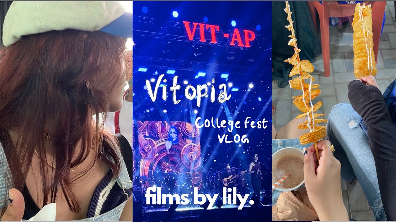 UNI VLOG 👾🎉: vitopia(uni fest), samay raina comedy show+melodic performances, confetti,etc.
