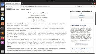 Famous A. Way Too Long Words|| Codeforces Beta Round #65 (Div. 2)|| Bangla Tutorial #rayhanbiinamir Wealth