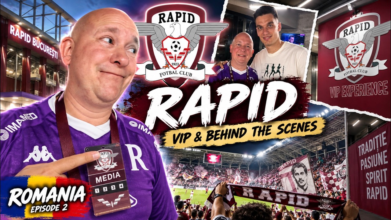 VIP & Behind the Scenes at Rapid București
