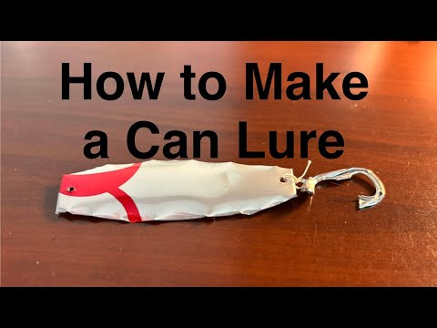 How to Make a Lure From a Soda Can - YouTube