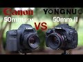 Canon 50mm f1.8 STM vs Yongnuo 50mm f1.8 II